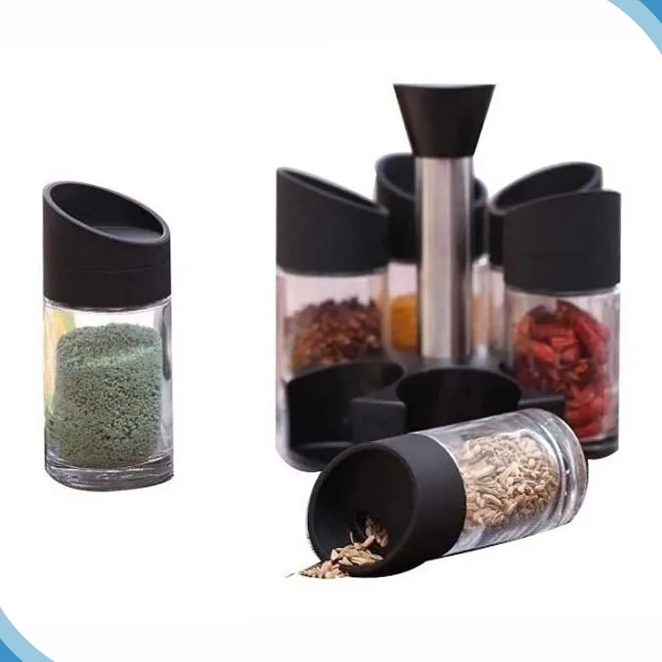 6PCS Rotatable Spice Jar-SA 2411-50 - Image 10