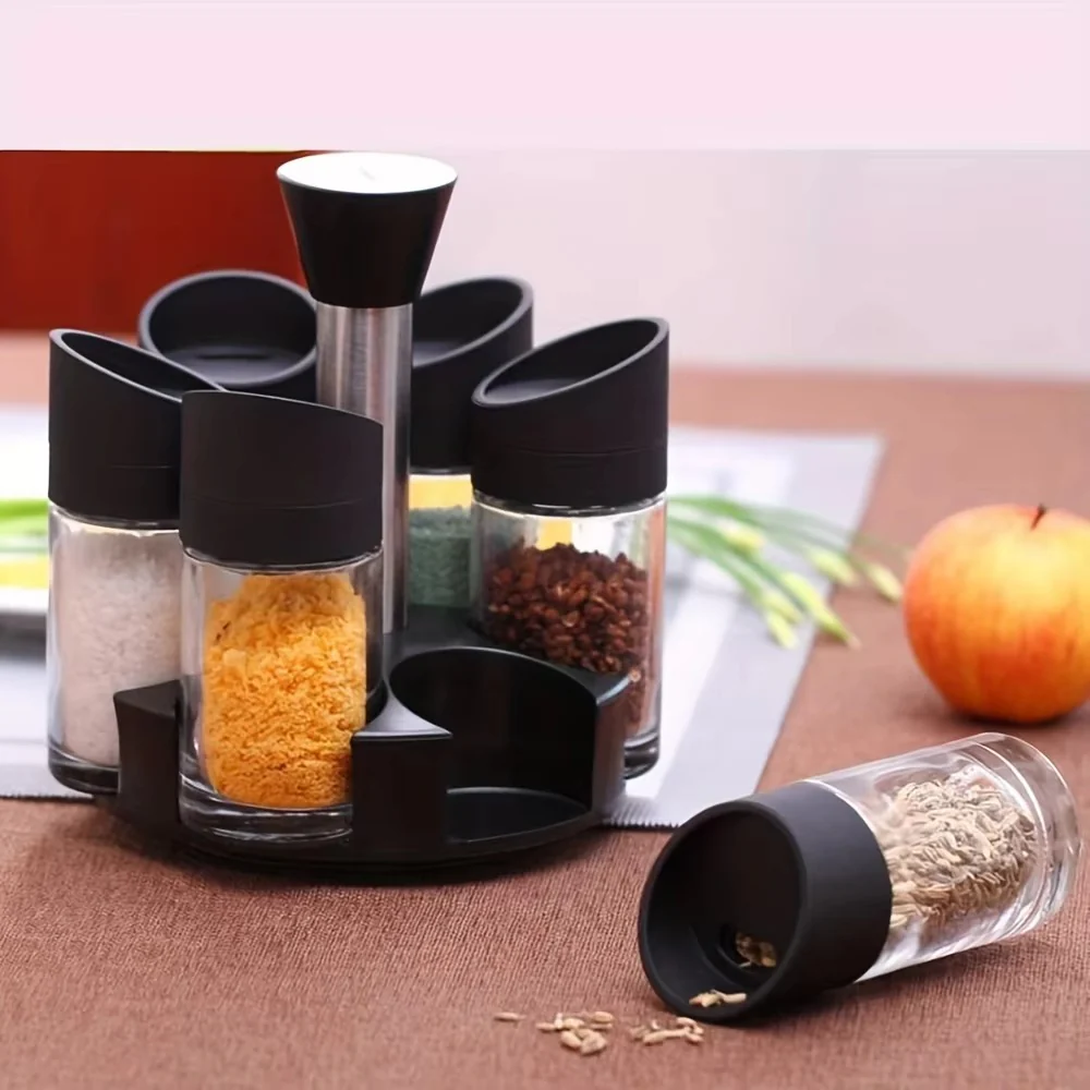 6PCS Rotatable Spice Jar-SA 2411-50 - Image 3