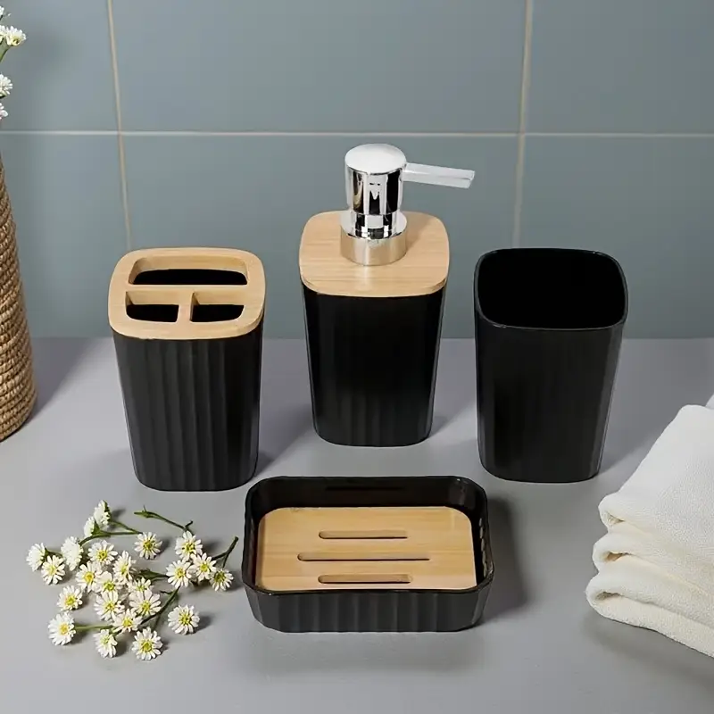 7PCS Bathroom Accessory Set-SA2408-311(Black) - Image 4