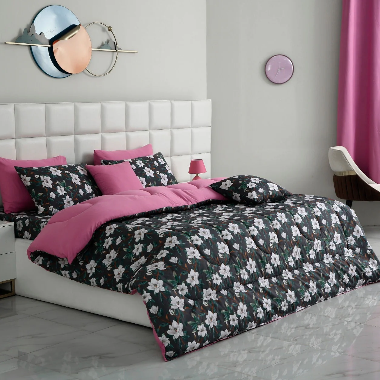 8 PCs Winter Razai Set-Poet's Jasmine