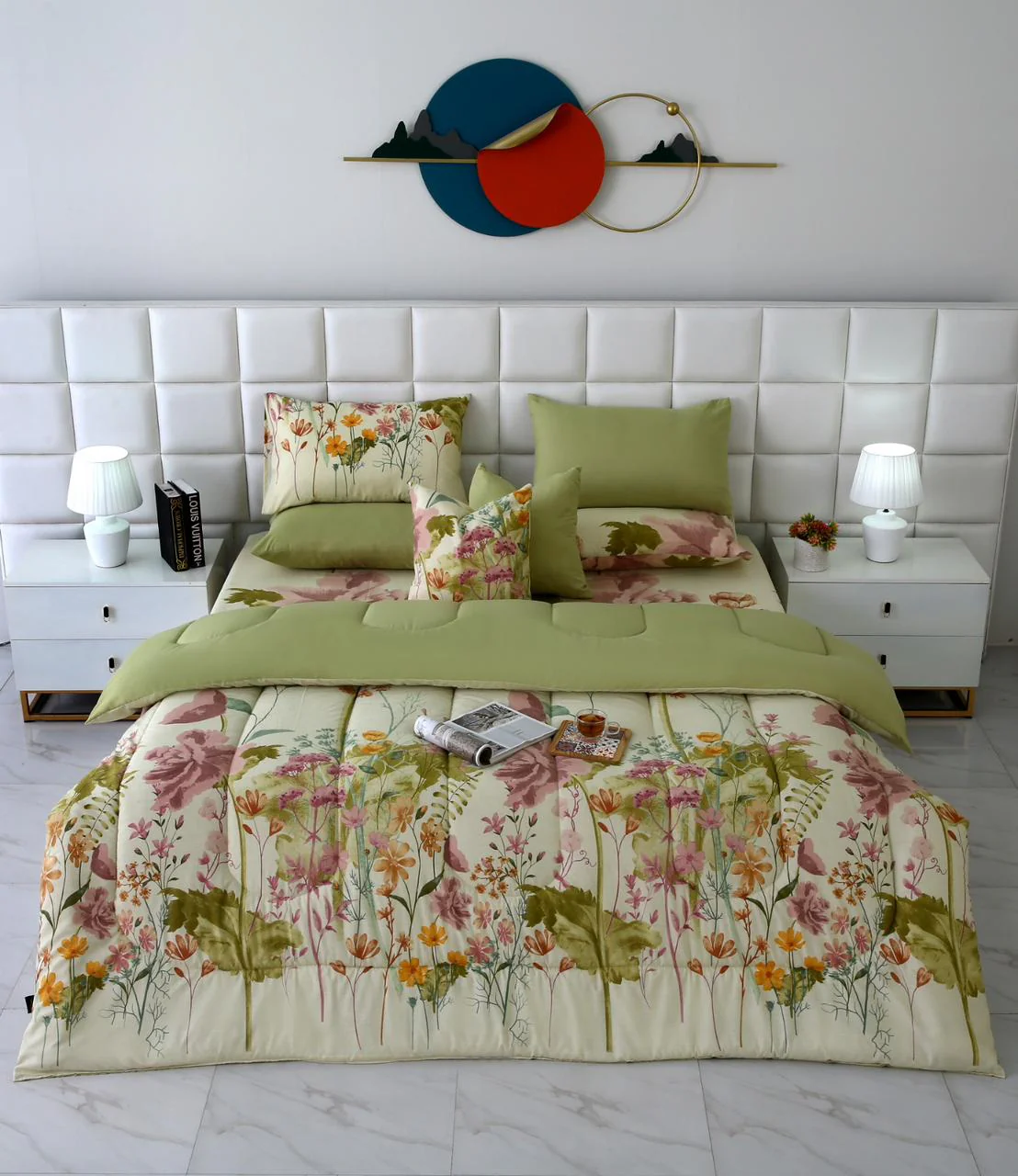 8 PCs Winter Razai Set-Delamere - Image 13