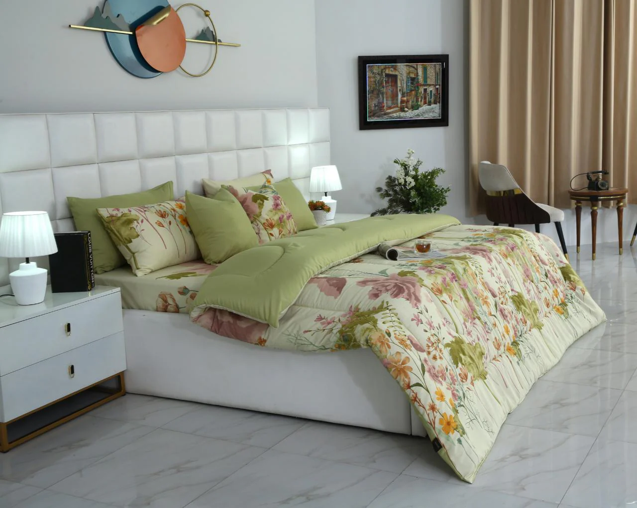 8 PCs Winter Razai Set-Delamere - Image 2