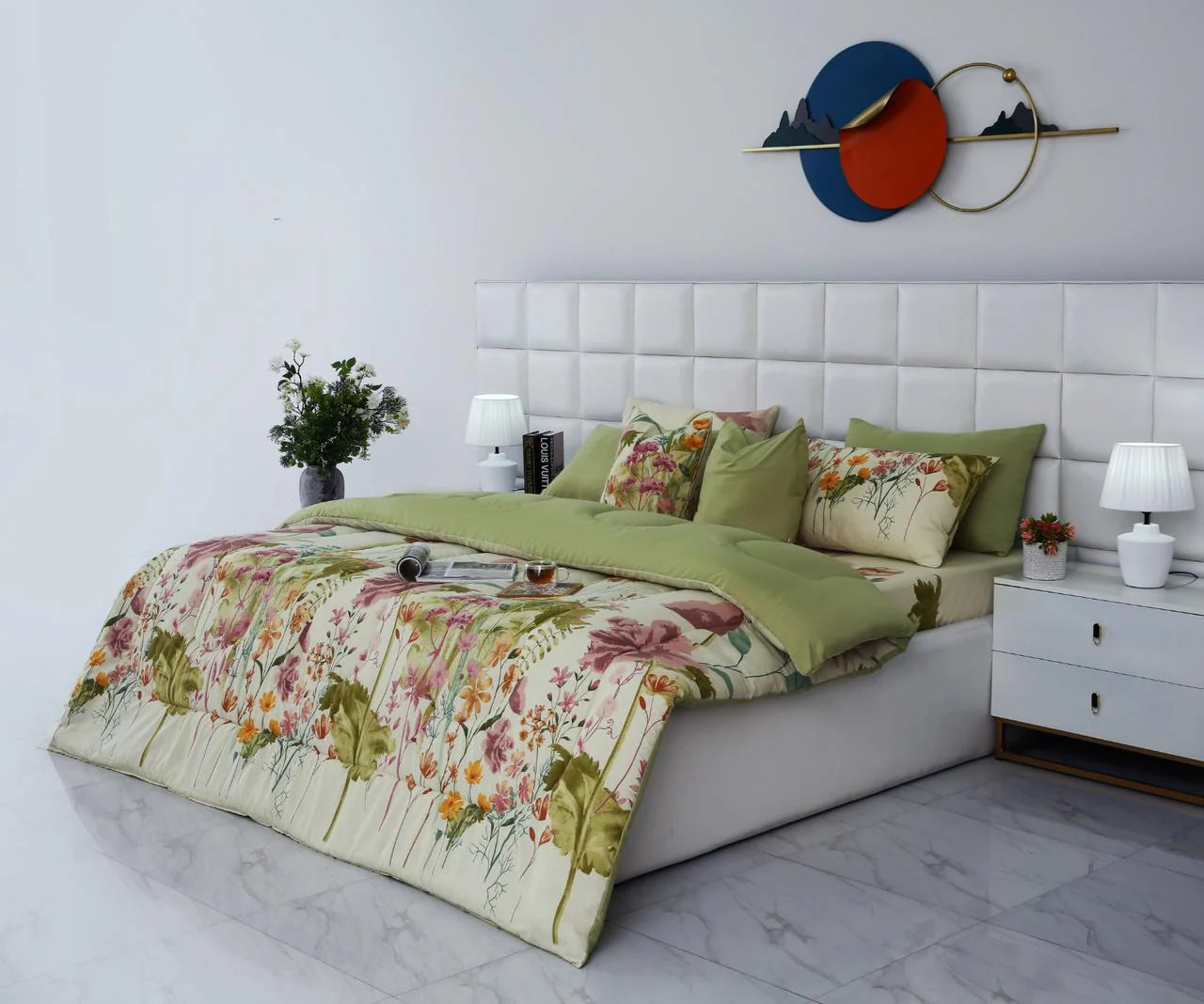 8 PCs Winter Razai Set-Delamere - Image 6