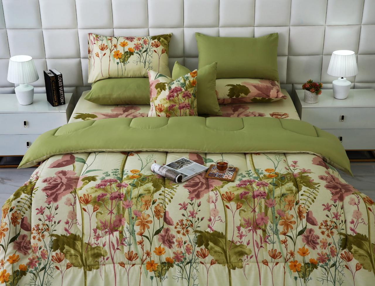 8 PCs Winter Razai Set-Delamere - Image 8