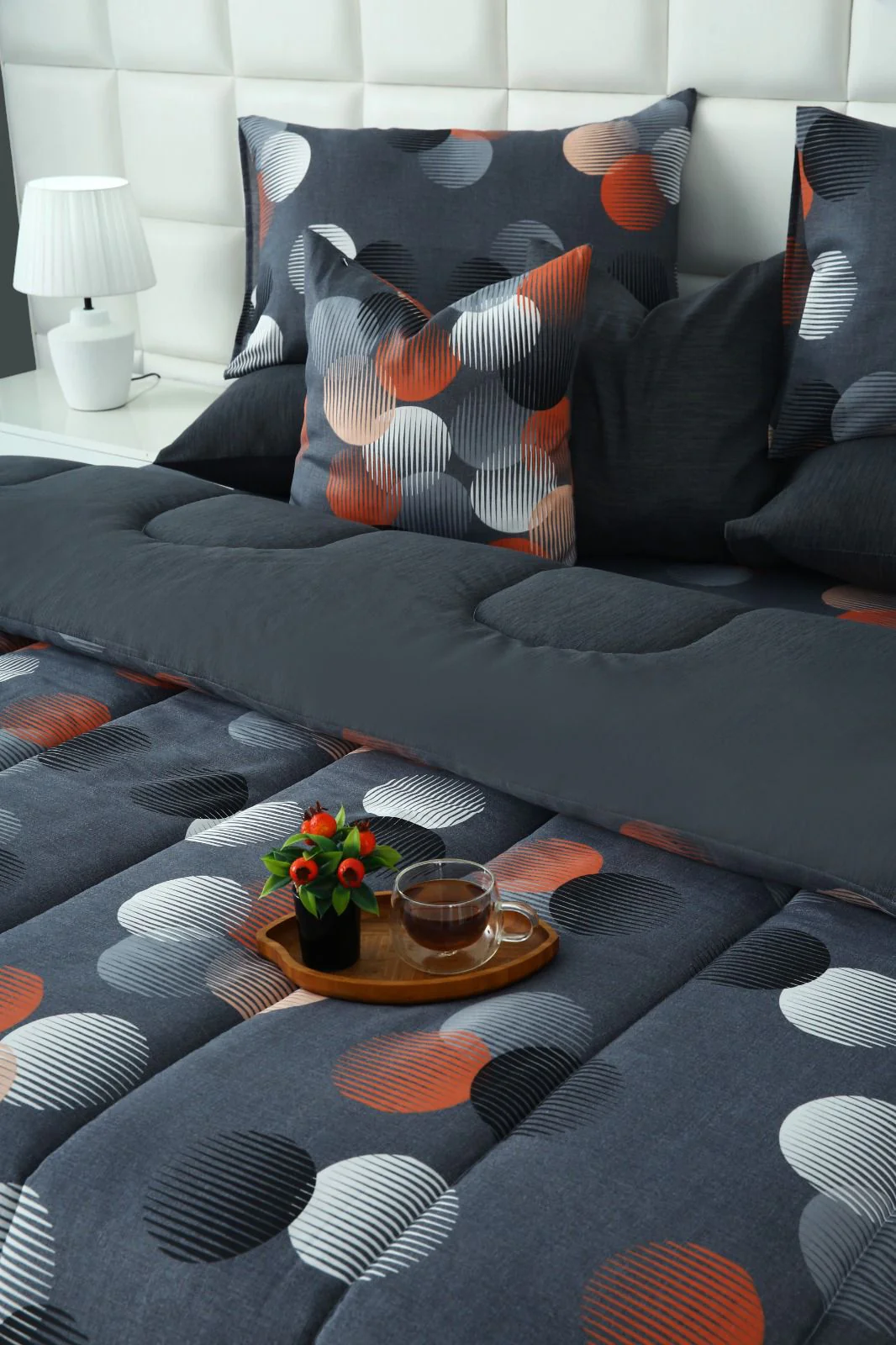 8 PCs Winter Razai Set-Illustration Design - Image 6