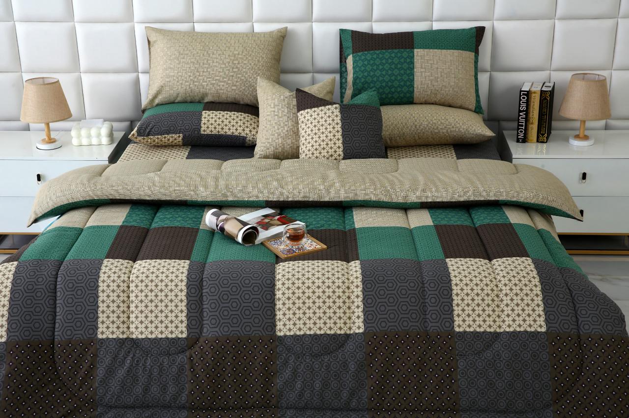 8 PCs Winter Razai Set-Vintage Patchwork - Image 9
