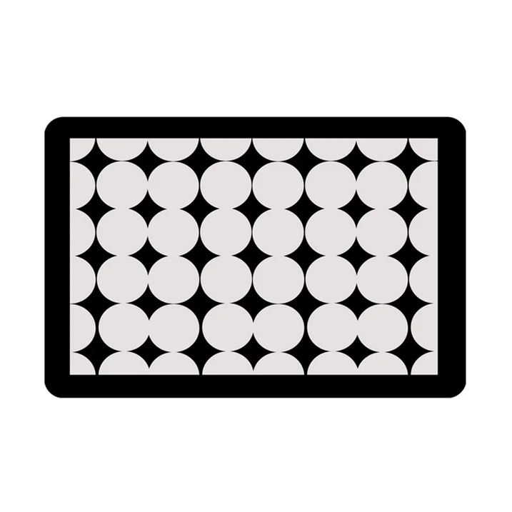 Anti Slip Dish Drying Mat-Black Circles - Image 3