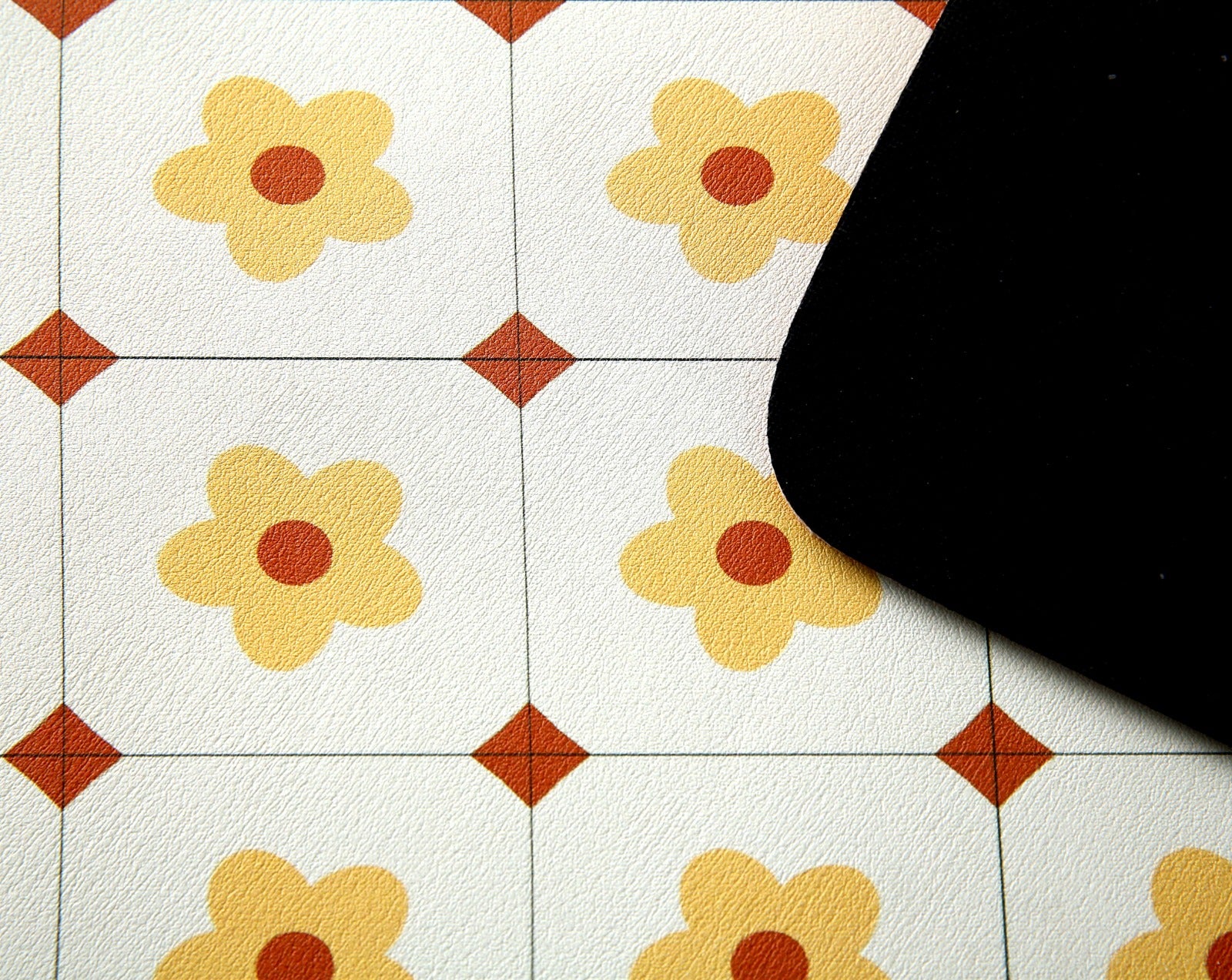 Anti Slip Dish Drying Mat-Mini Flowers(SA2553) - Image 2