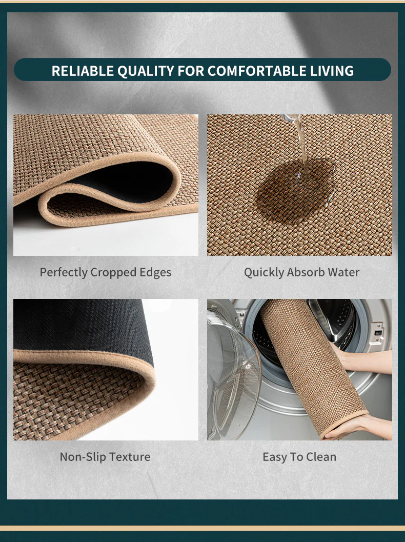 Anti-Slip Door Mat 5774-Texture Beige - Image 7