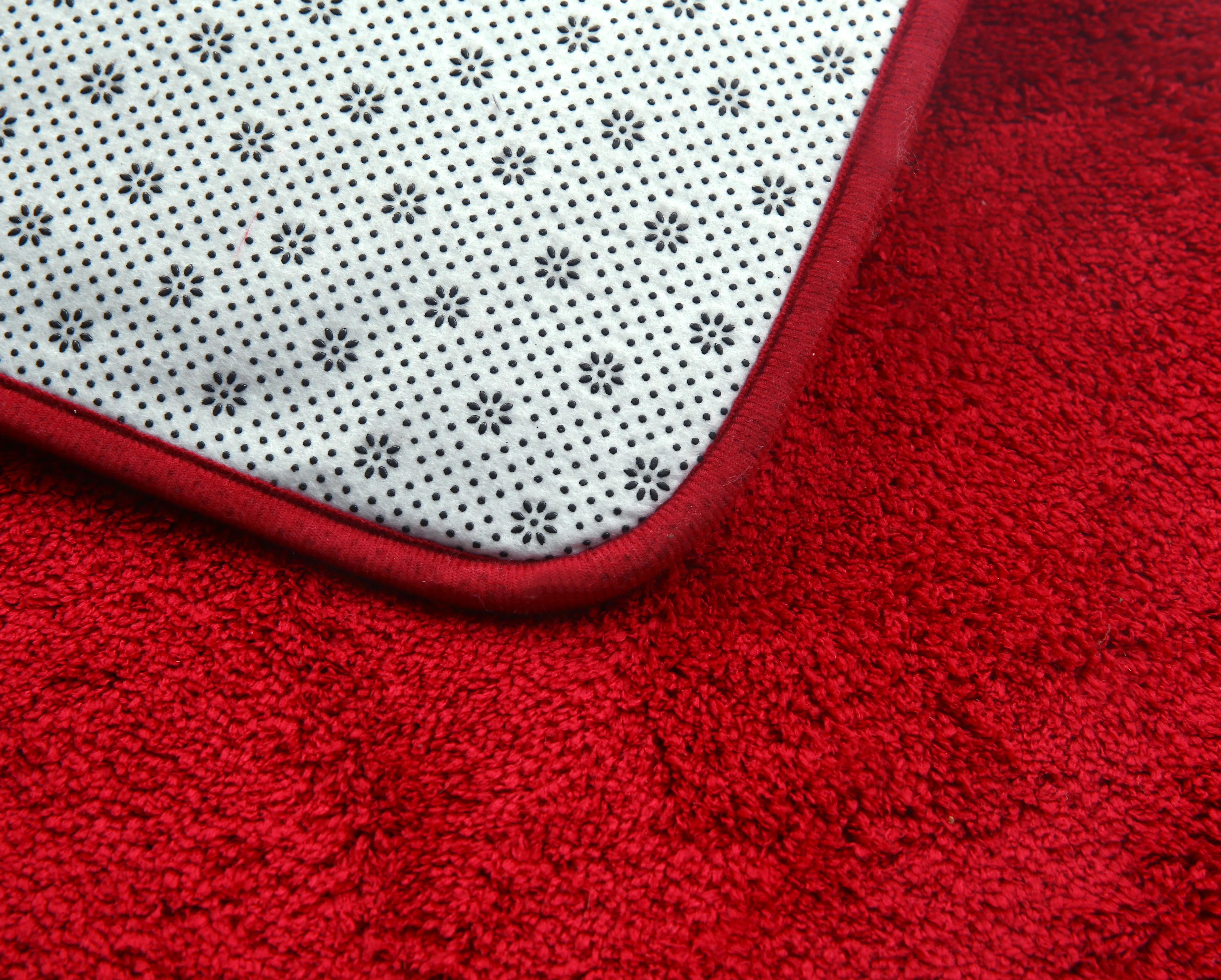 Anti-Slip Door Mat(SA2408-327)Furry Maroon - Image 2