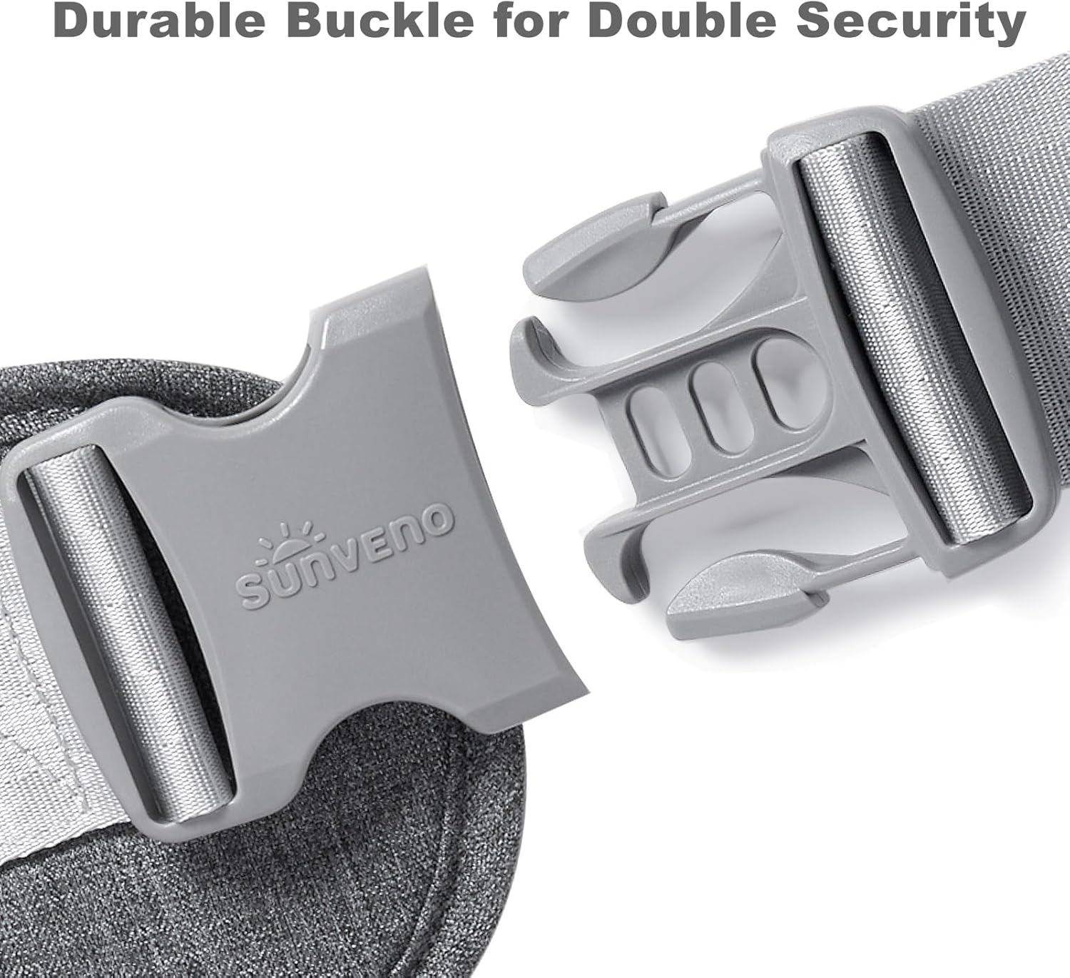 Baby Hip Seat With Adjustable Belt and Pocket-SA2408-182(Grey) - Image 4