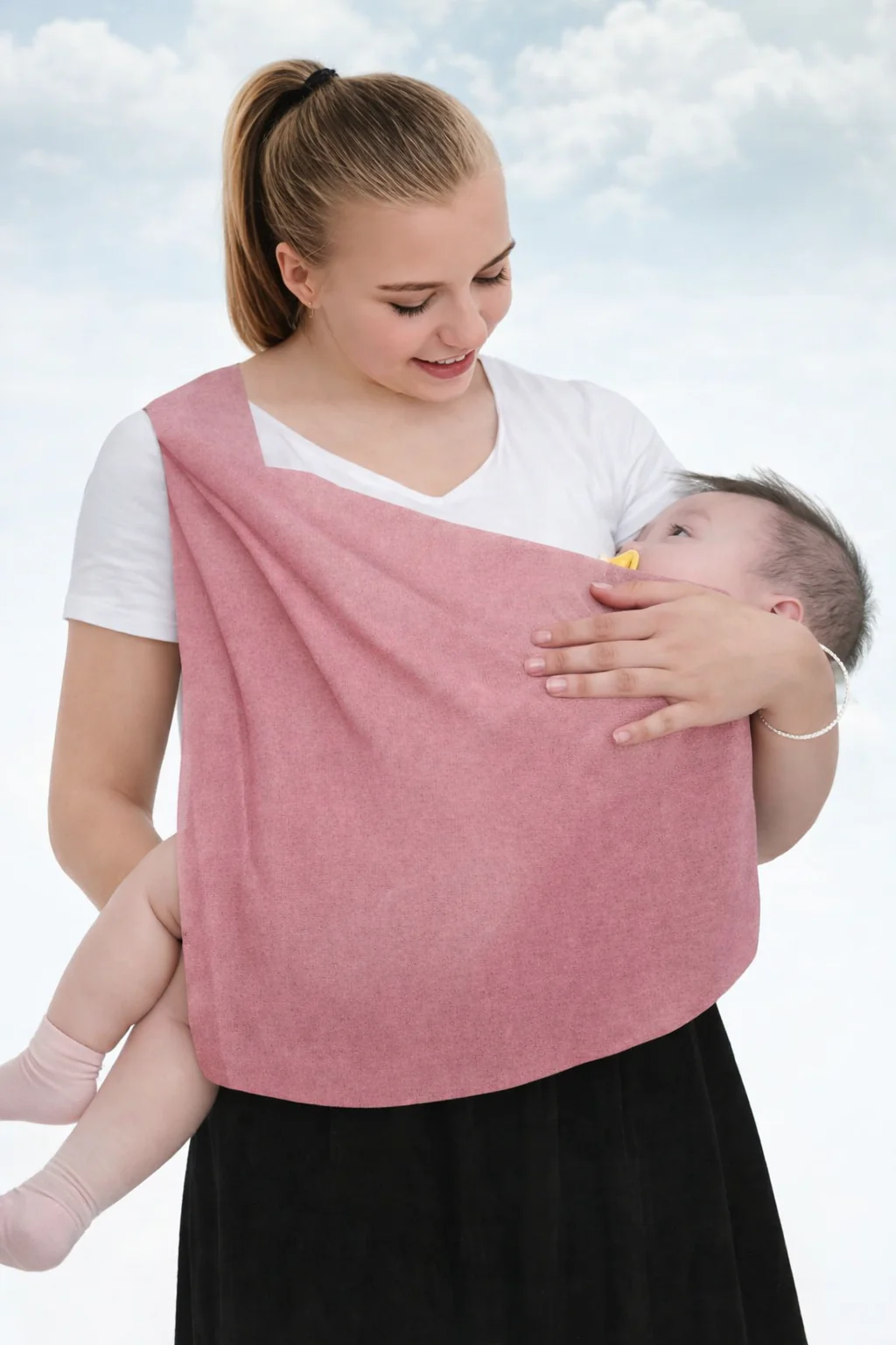 Baby Wraps Carrier-Hand Free Baby Sling For Newborns-SA2411-54(PINK)