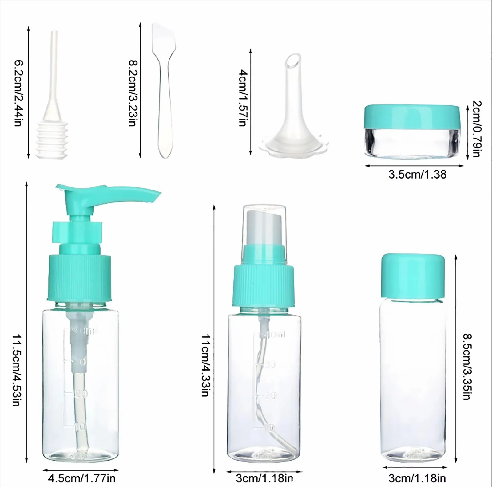 7PCs BPA Free Portable Toiletry Containers Set-(SA2405-178) - Image 14