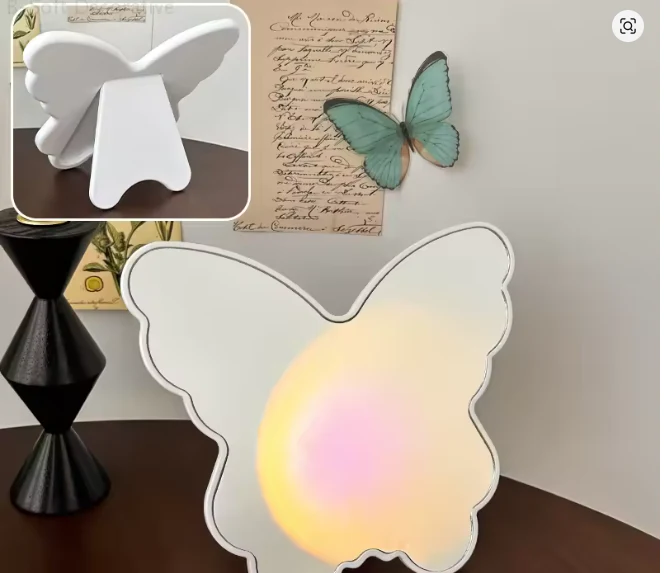 Butterfly Shaped Portable Makeup Mirror - Image 10