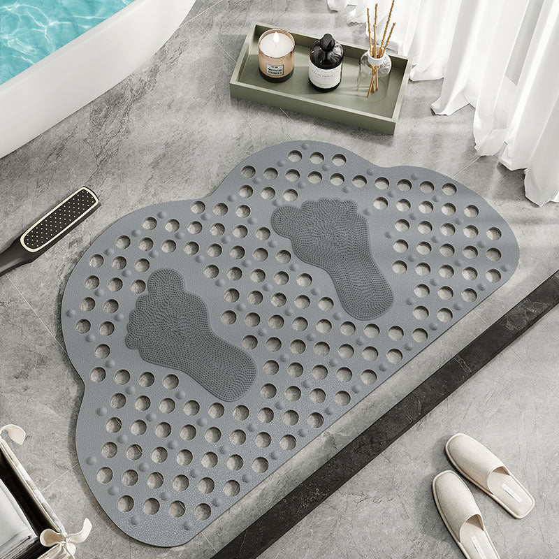 Cloud shape Antislip bathroom mat (SA2510-111)Grey