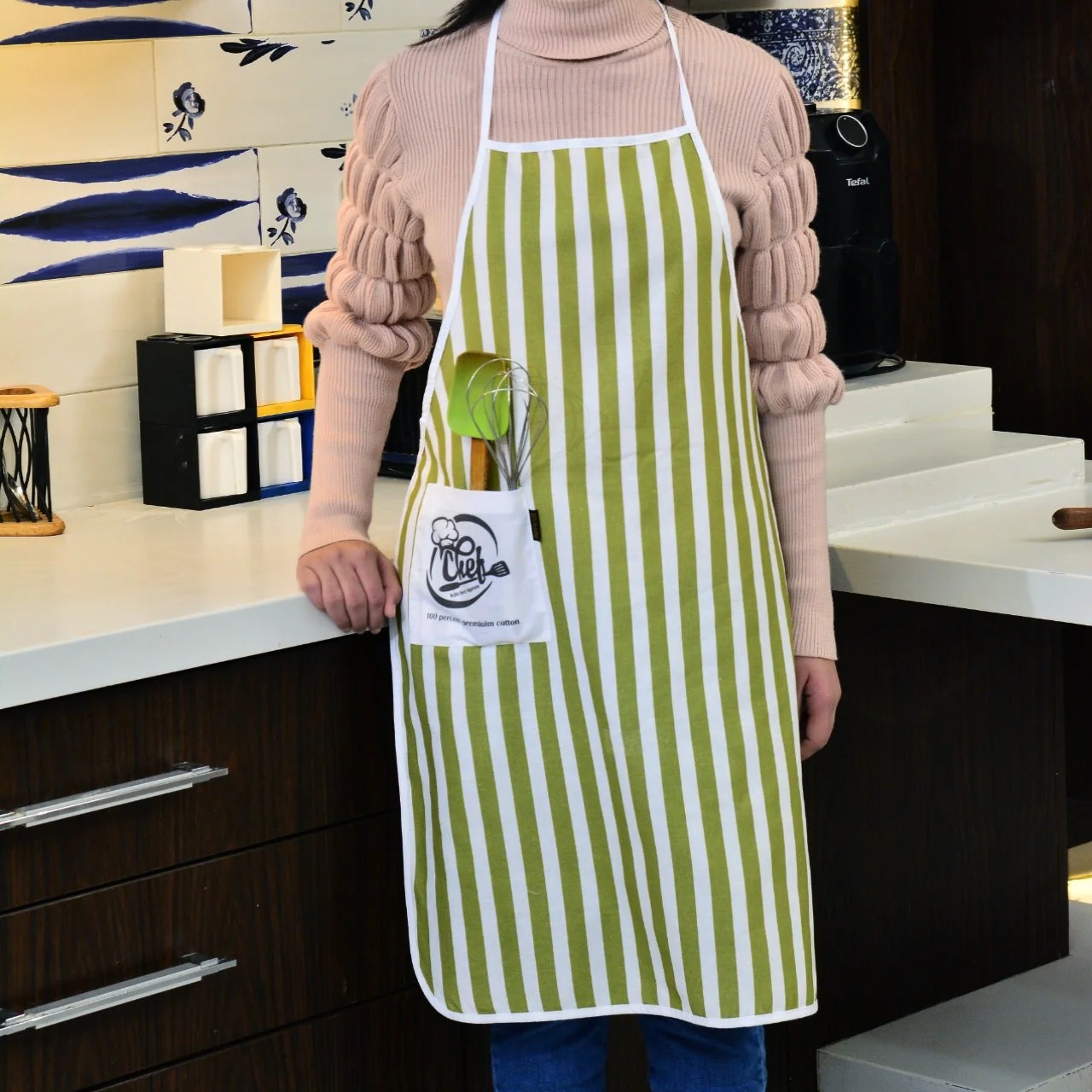 Cooking Kitchen Aprons for Women/Men-KA010 - Image 3