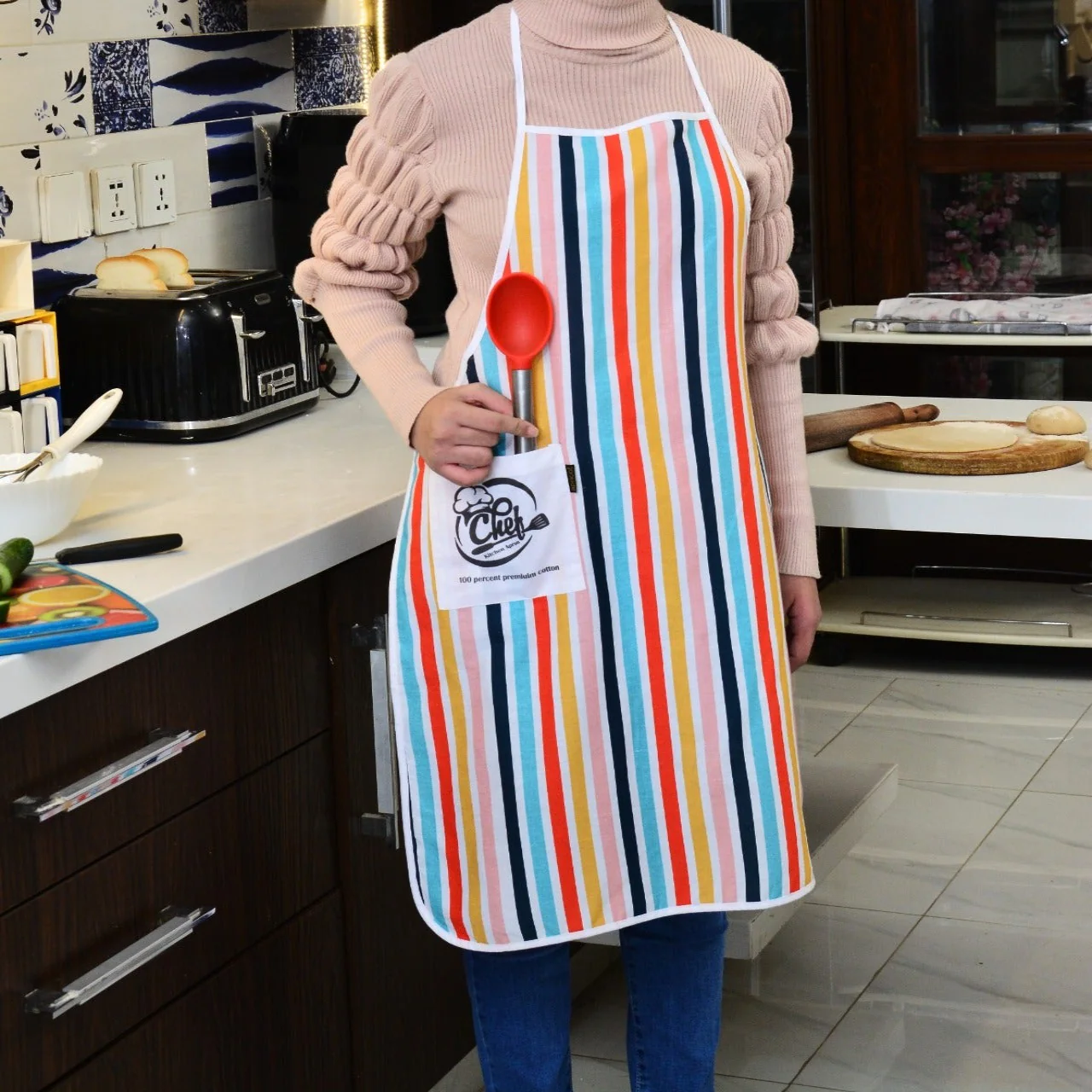 Cooking Kitchen Aprons for Women/Men-KA07 - Image 3