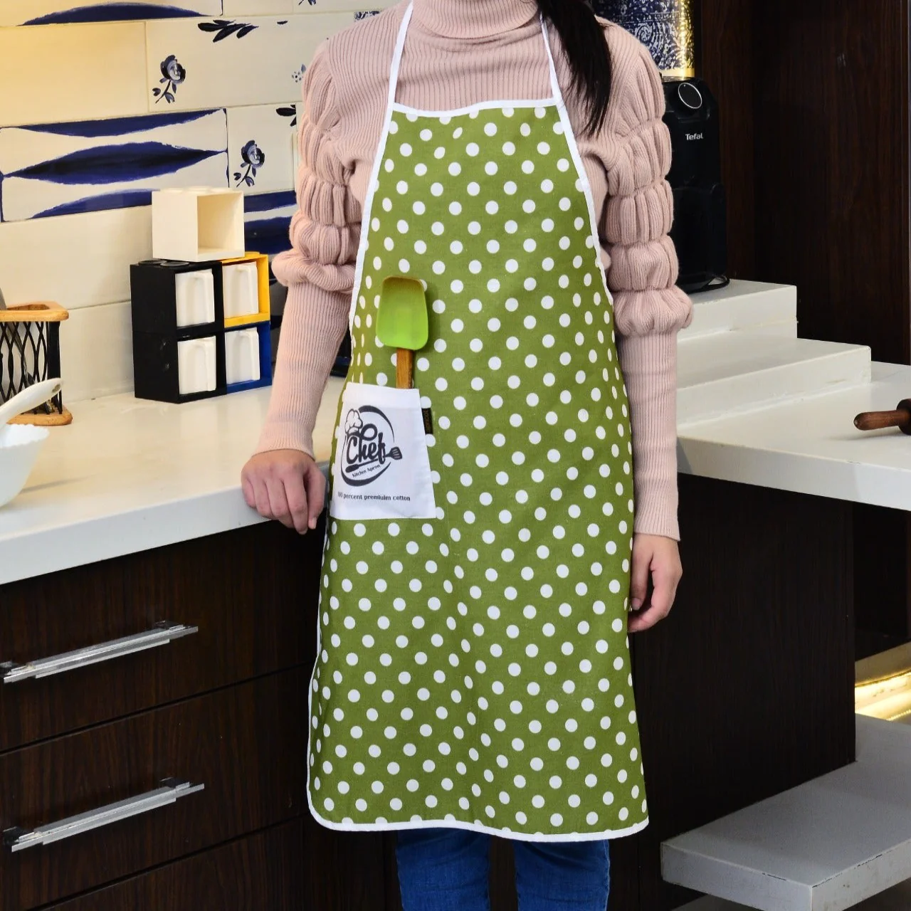 Cooking Kitchen Aprons for Women/Men-KA09 - Image 3