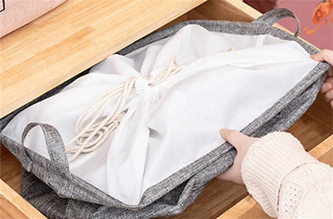 Eva Collapsible Laundry Basket Wash Day(1948)-Grey - Image 12