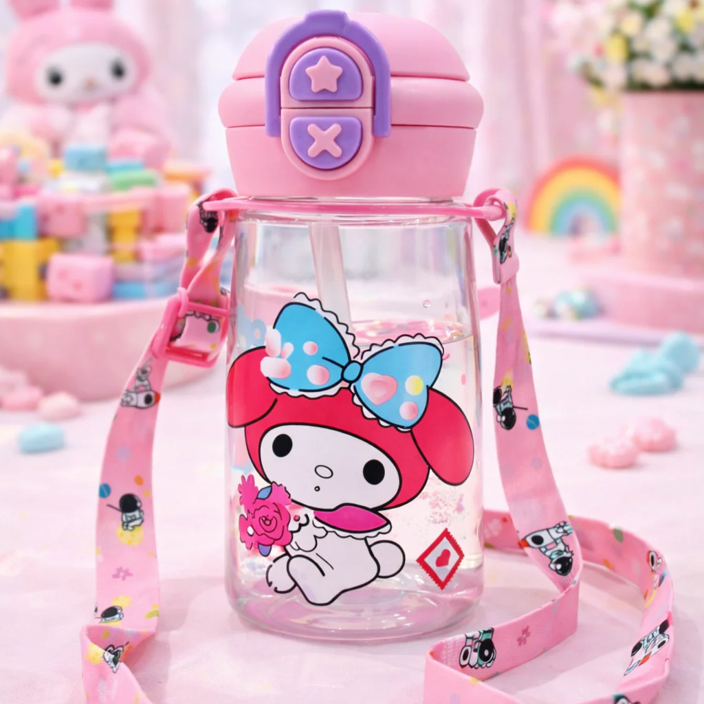 Cute Cartoon Water Bottle (SA2510-147)Pink