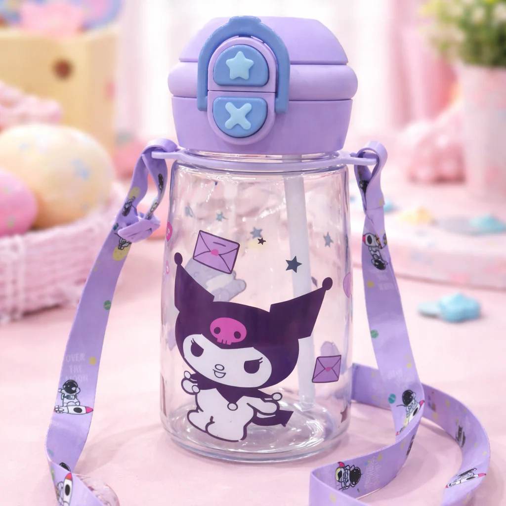 Cute Cartoon Water Bottle (SA2510-147)Purple