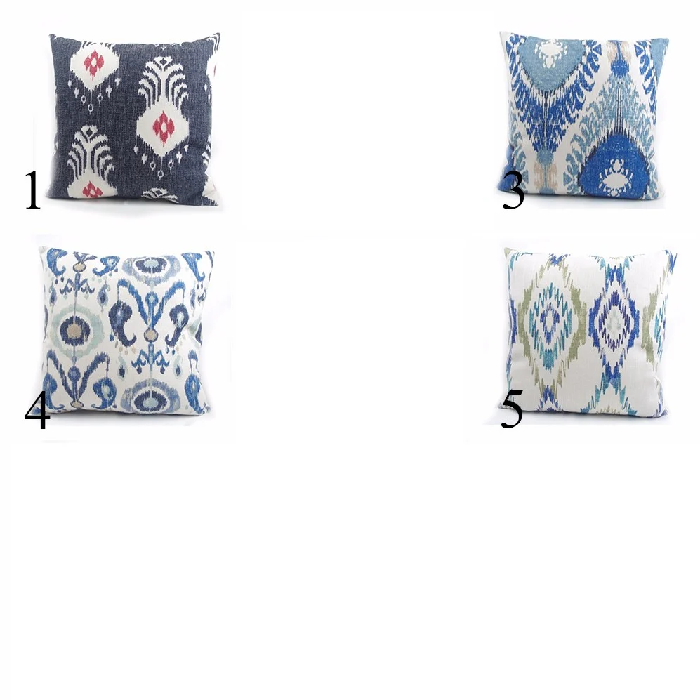 Digital Printed Cushions Assorted 5 PCs-Suzani Patterns - Image 6