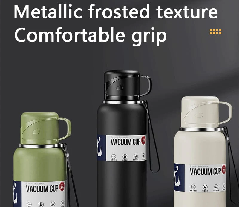 Double Wall Insulated Thermos(SA2408-164)-Black - Image 4
