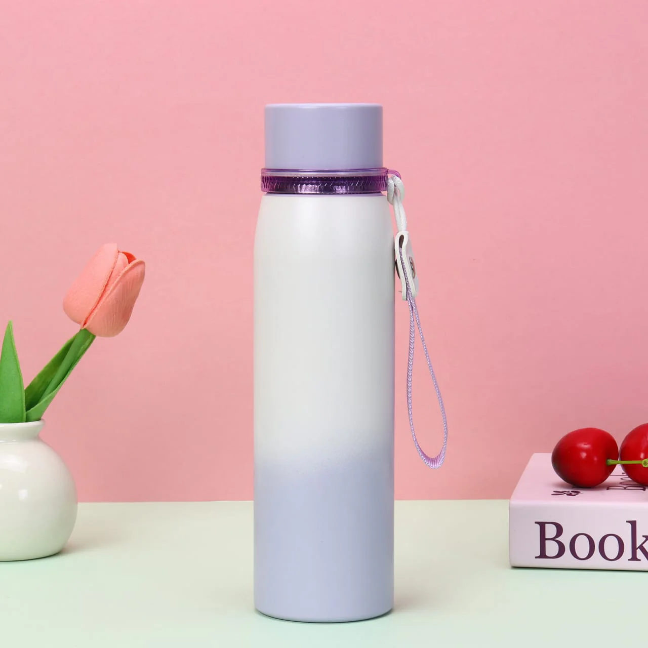 Double-Wall Stainless Steel Insulated Water Bottle(SA2408-219)Purple