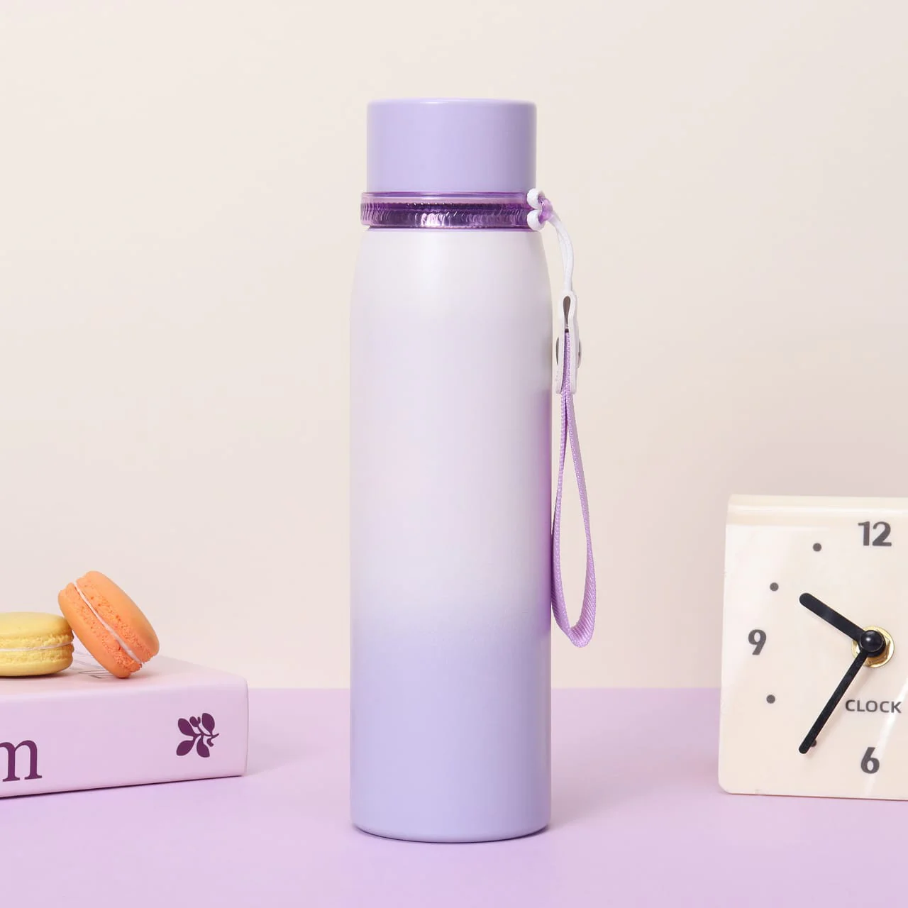 Double-Wall Stainless Steel Insulated Water Bottle(SA2408-219)Purple - Image 8