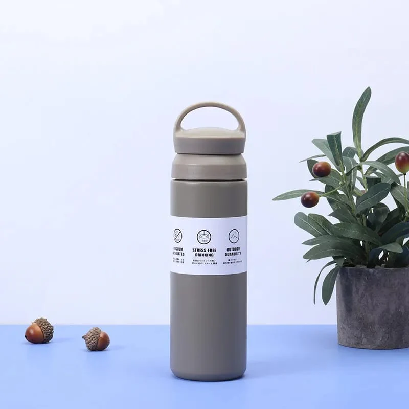 Double-Wall Stainless Steel Insulated Water Bottle(SA2408-225)-Beige