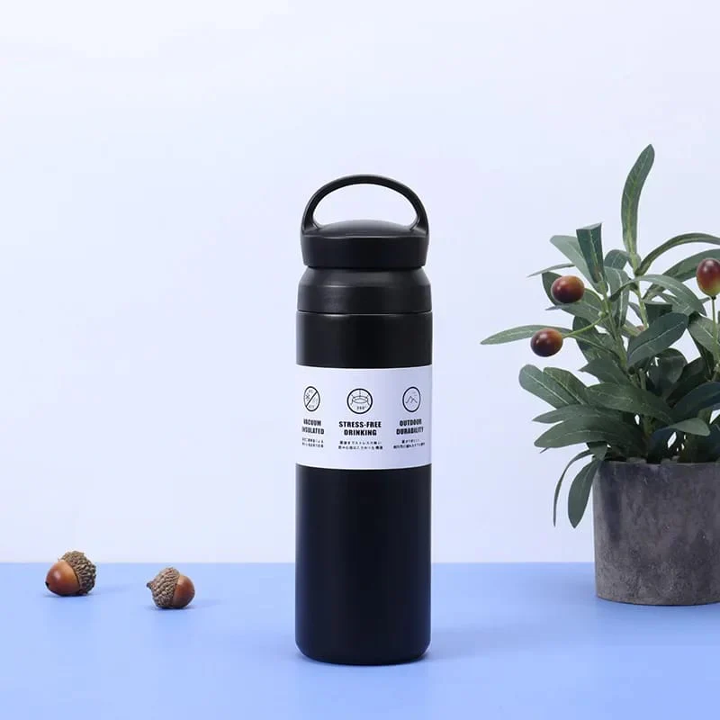 Double-Wall Stainless Steel Insulated Water Bottle(SA2408-225)-Black