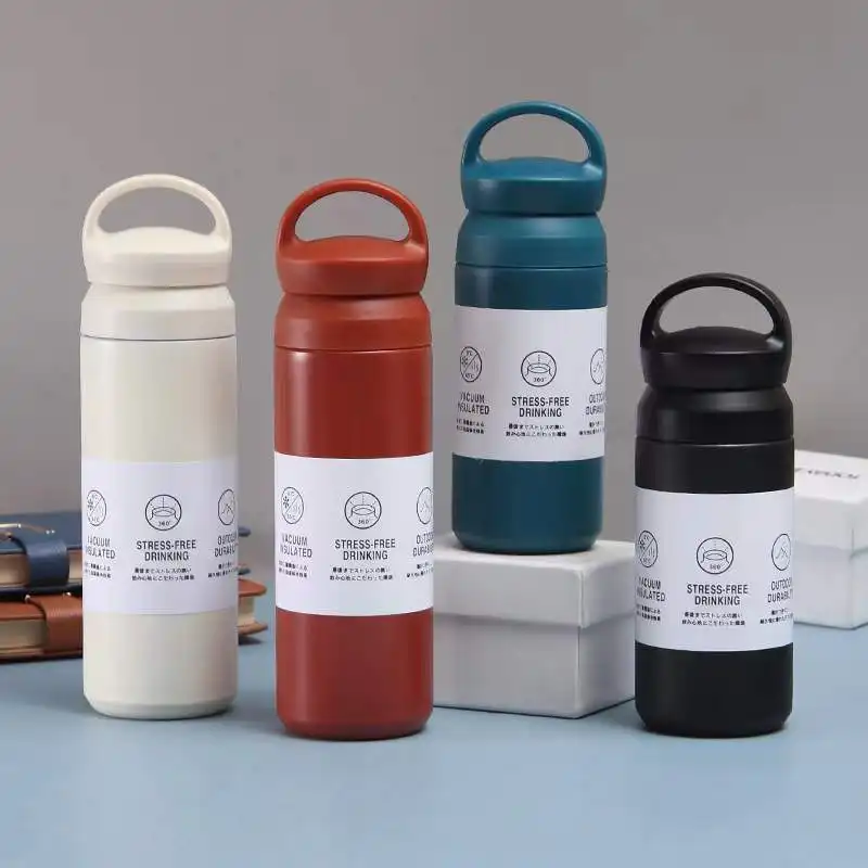 Double-Wall Stainless Steel Insulated Water Bottle(SA2408-225)-Beige - Image 5
