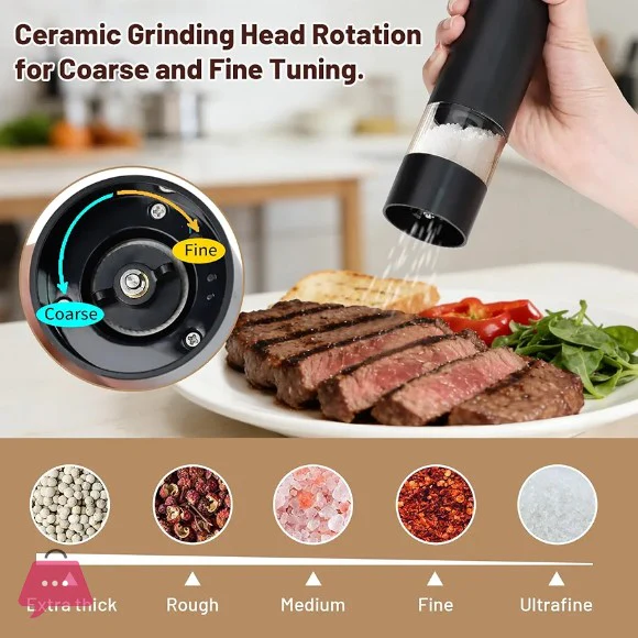 Electric Salt & Pepper Grinder (SA2510-018) - Image 2