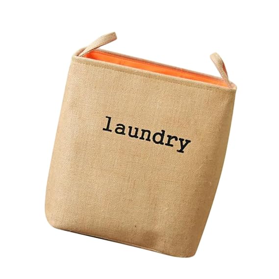 Eva Collapsible Laundry Basket-Beige - Image 5