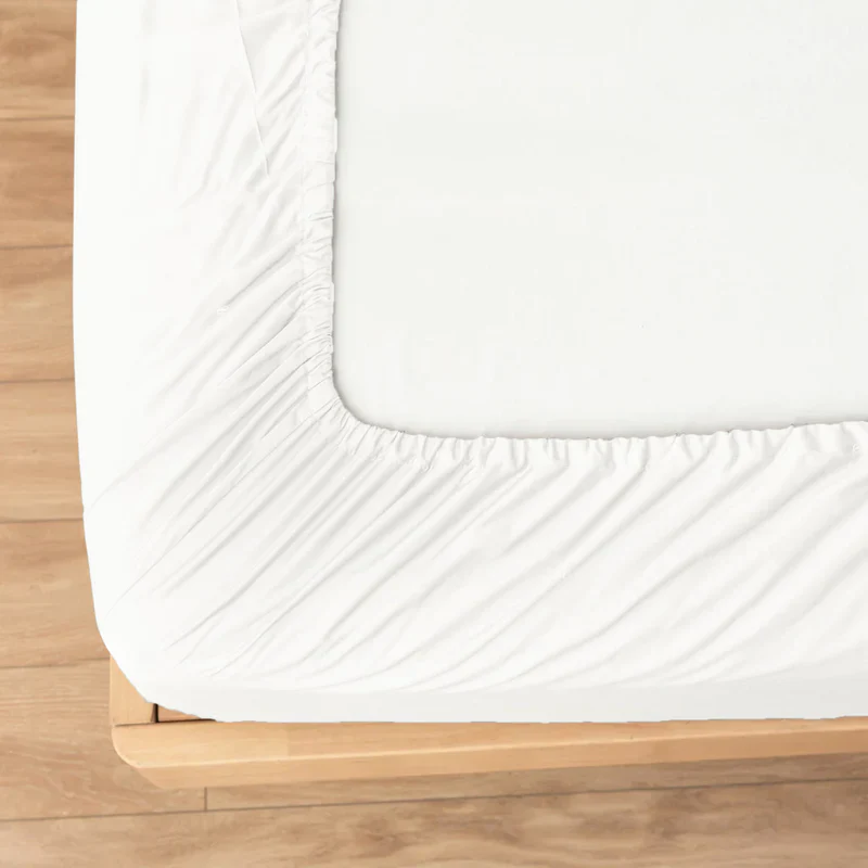 Fitted Bed Sheet-Ivory - Image 2