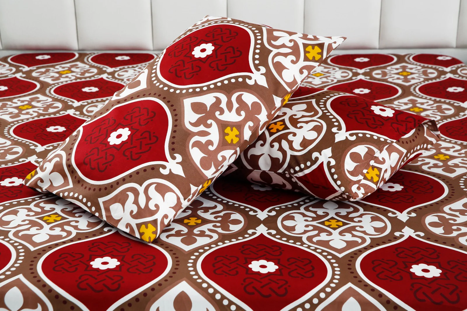 Fitted Bed Sheet-Brown Crowns - Image 5