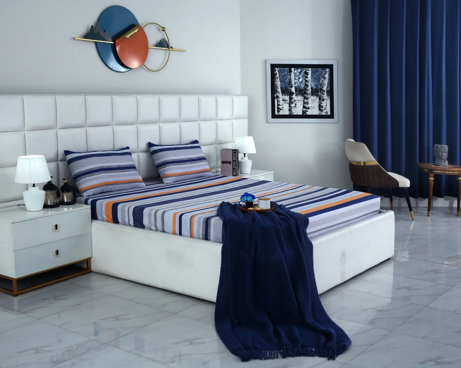 Fitted Bed Sheet-Multi Bands - Image 4