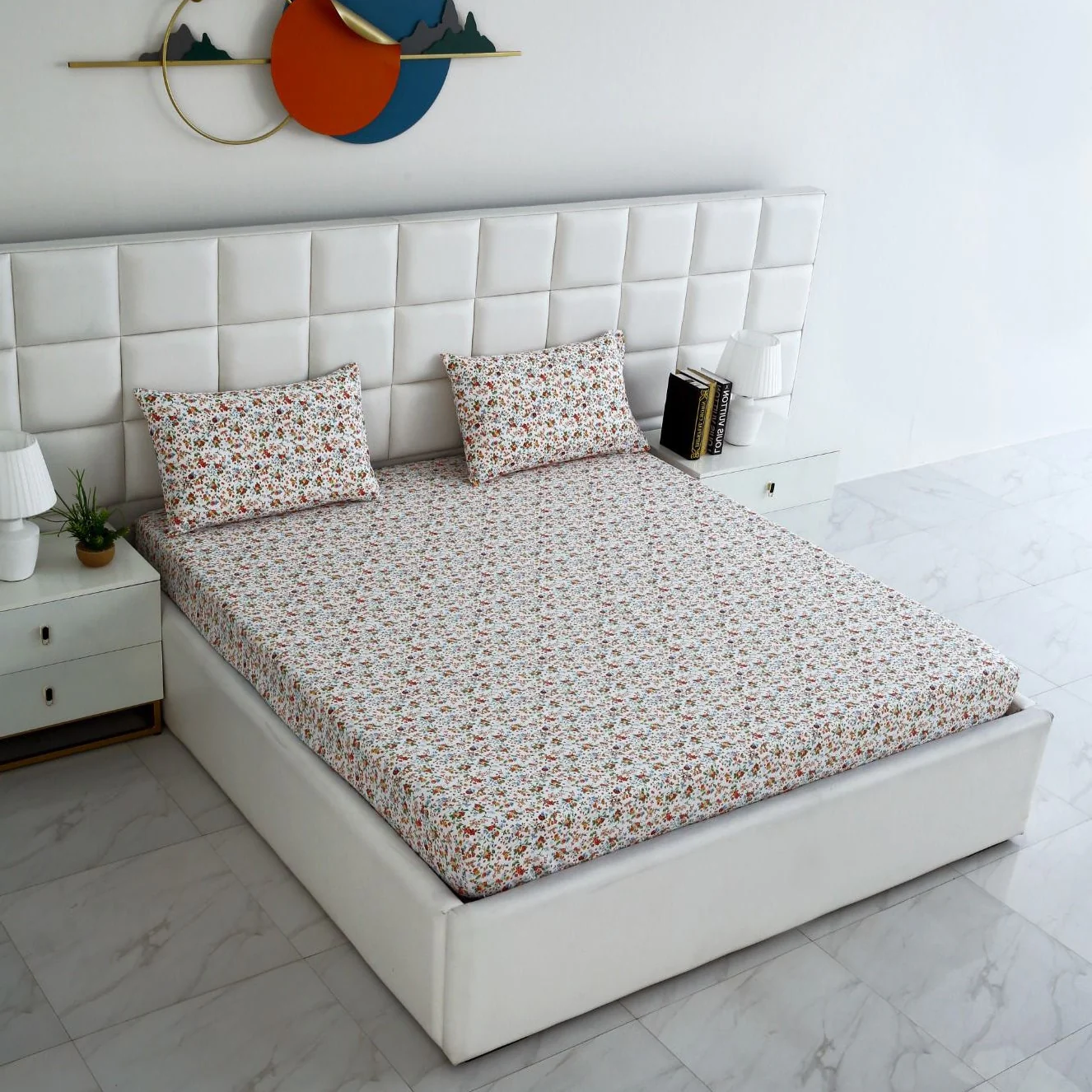 Fitted Bed Sheet-Roseto