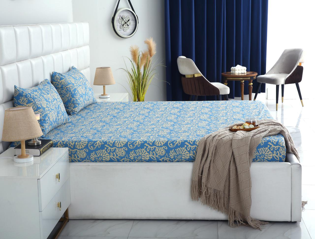 Fitted Bed Sheet-Vintage Chinese - Image 3