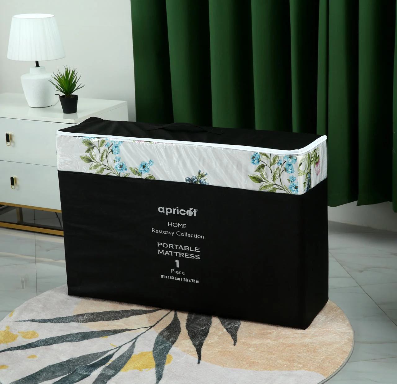 Foldable Mattress Mattress-Blue Lotus - Image 7