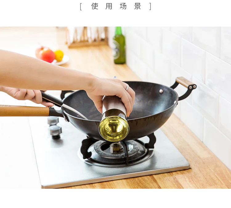 Glass Containers Glass & Stainless Steel Oil Pot (SA2510-015) - Image 4