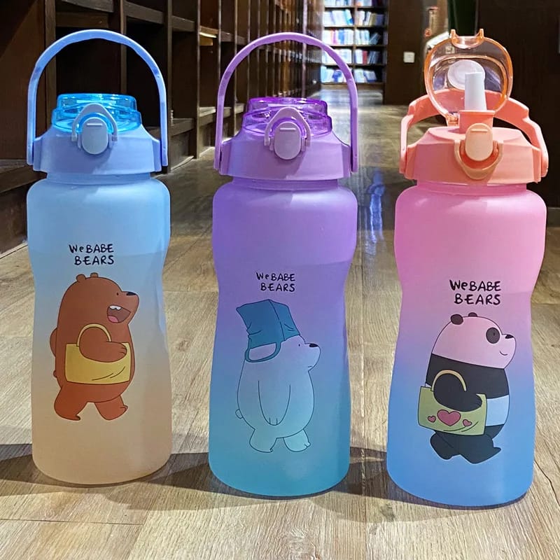 Premium  We Babe Bears Water Bottle(Sky Blue)5461- 2 Liters - Image 7