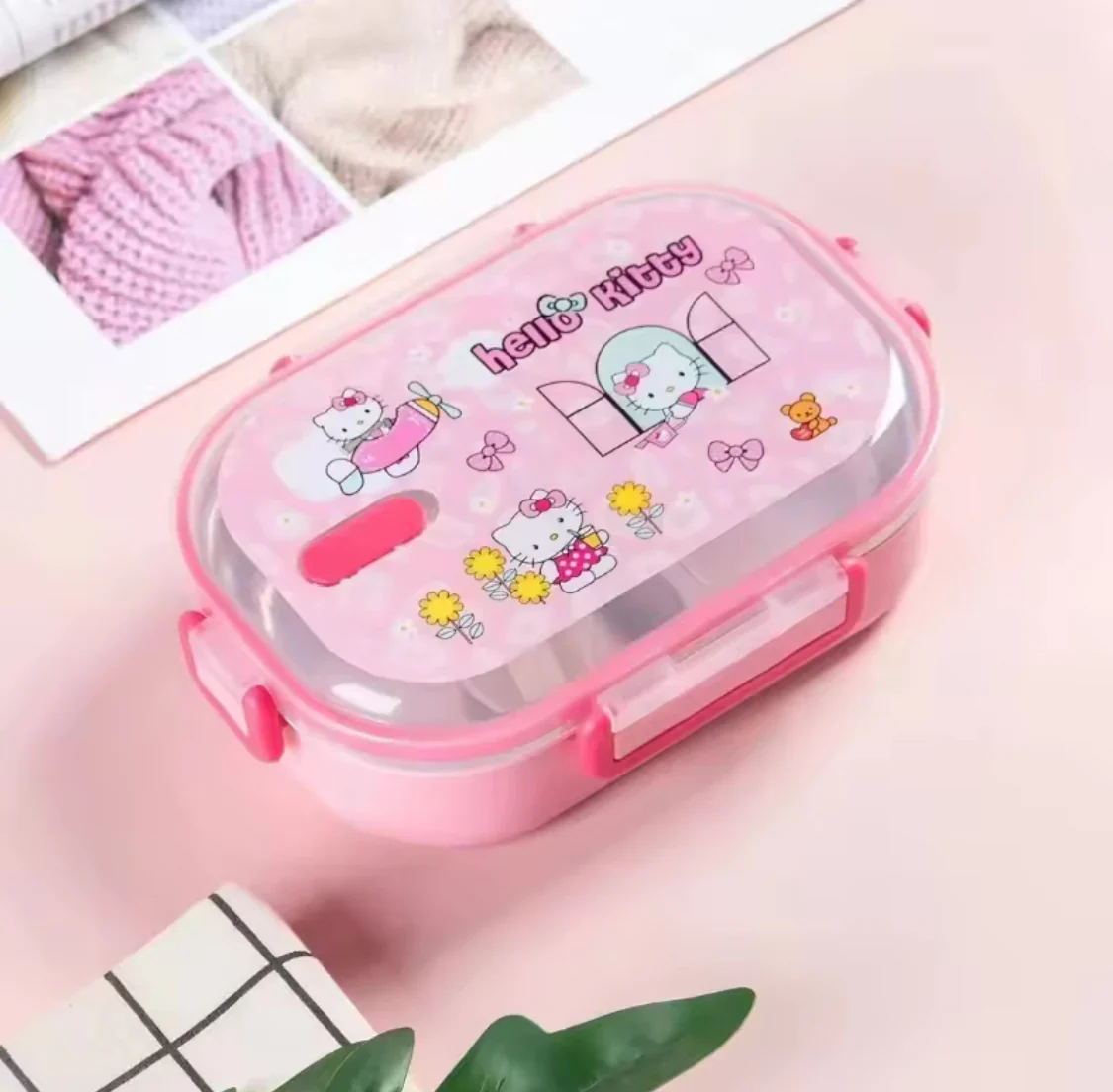 Hello Kitty Stainless Steel Lunch Box (SA2510-058)