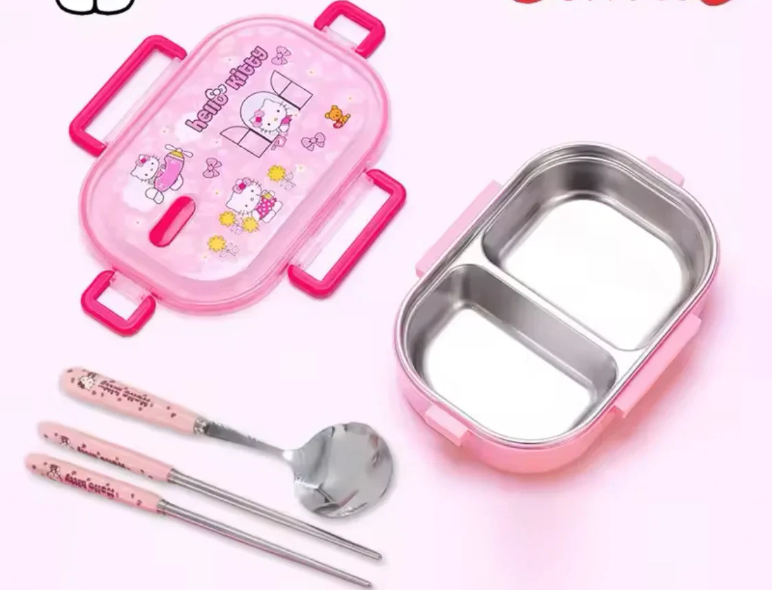 Hello Kitty Stainless Steel Lunch Box (SA2510-058) - Image 2