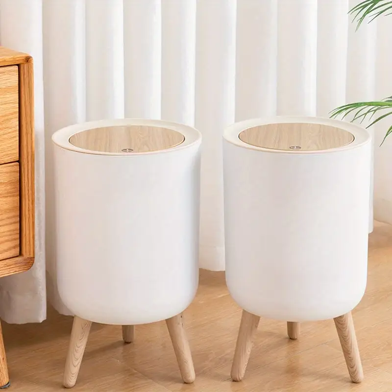 Indoor trash Bin With Wooden Feets-SA2408-108 - Image 20