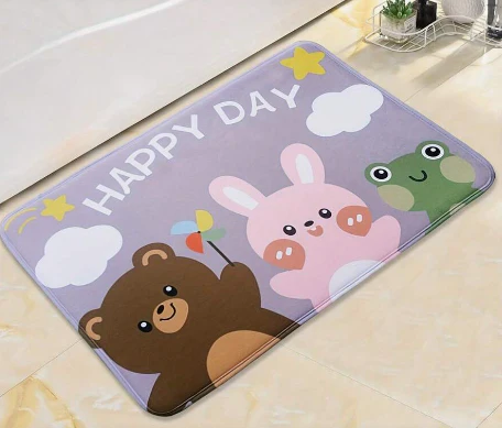 Kids Anti-Slip Door Mat (314)5408-Happy Day - Image 3