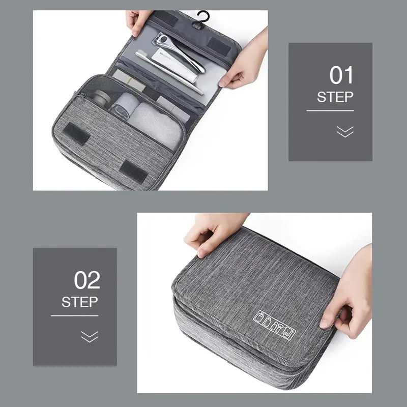 Large capacity travel bag-SA2408-296(Grey) - Image 7
