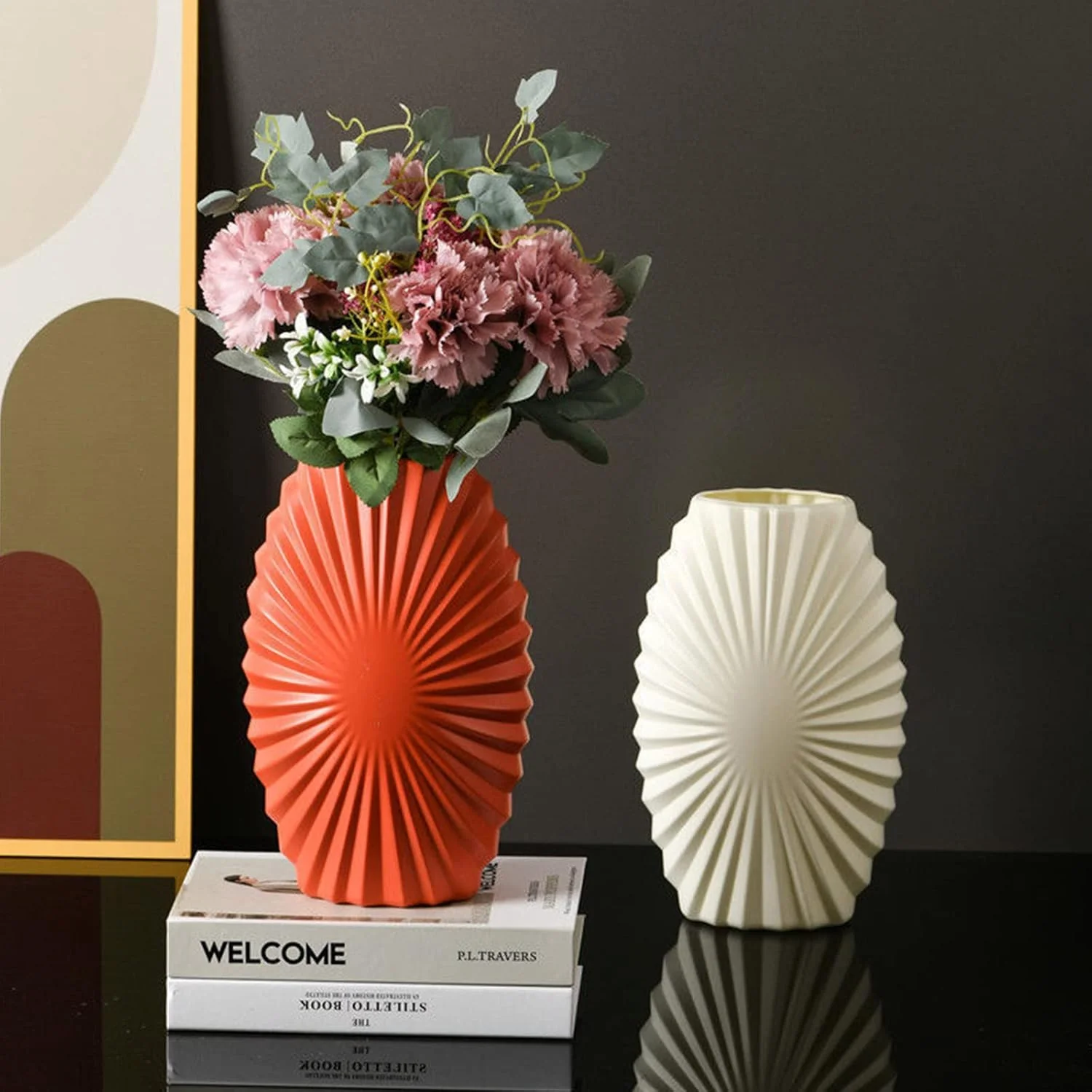 Large Nordic Plastic Flower Vase (SA2510-101) - Image 7