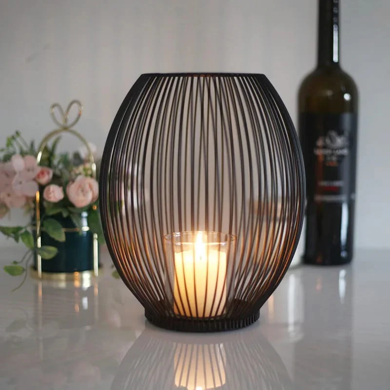 Metal Candle Stand-Black(SA2405-20) - Image 10