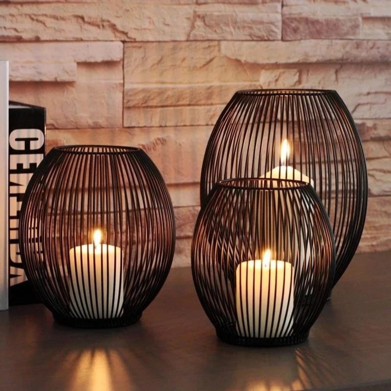 Metal Candle Stand-Black(SA2405-20) - Image 15